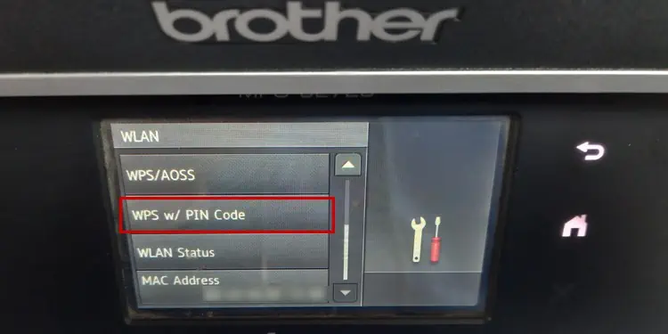 How to Connect Brother Printer to Wi-Fi 8 wps-pin-option