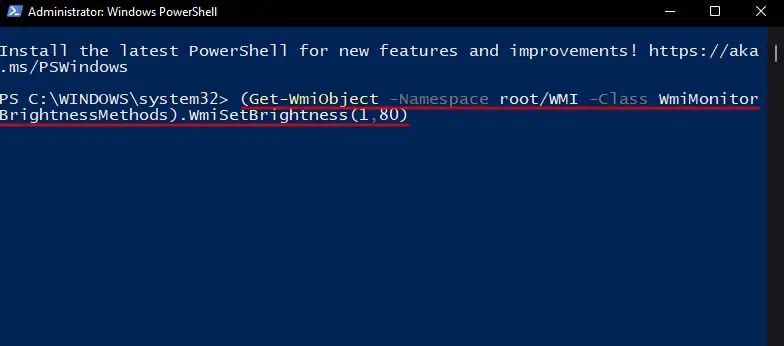 7 Ways to Adjust Brightness on Laptop 11 adjust-brightness-from-powershell