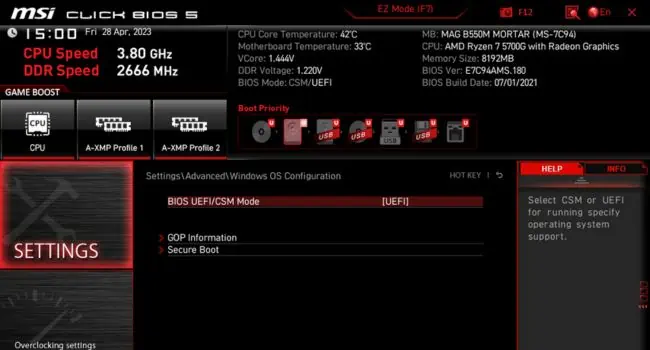Fix: System Cannot Find Any Bootable Devices 6 bios-uefi-csm-mode