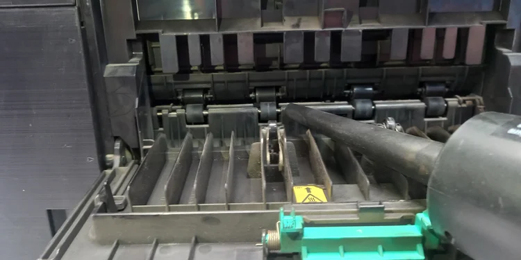 How to Clean a Printer (Complete Guide) 21 blow-the-rear-rollers