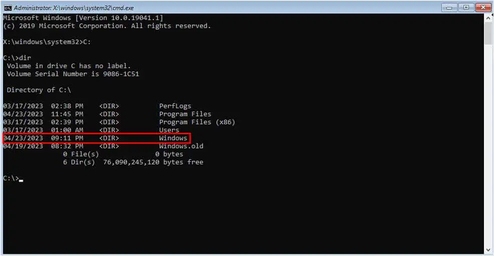 Fix: System Cannot Find Any Bootable Devices 20 check-for-windows-drive