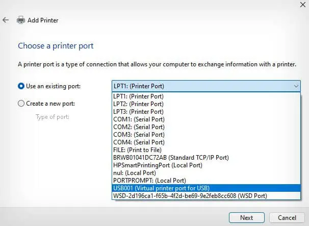 choose-usb-or-wsd-port-2
