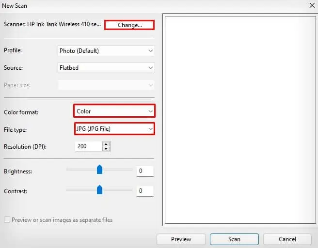 How to Scan From Canon Printer to Computer 10 color-format-and-file-type-in-windows-fax-and-scan