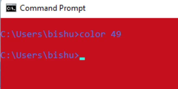color
