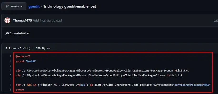 How to Fix gpedit.msc Not Found Error in Windows 2 copy-code-from-github