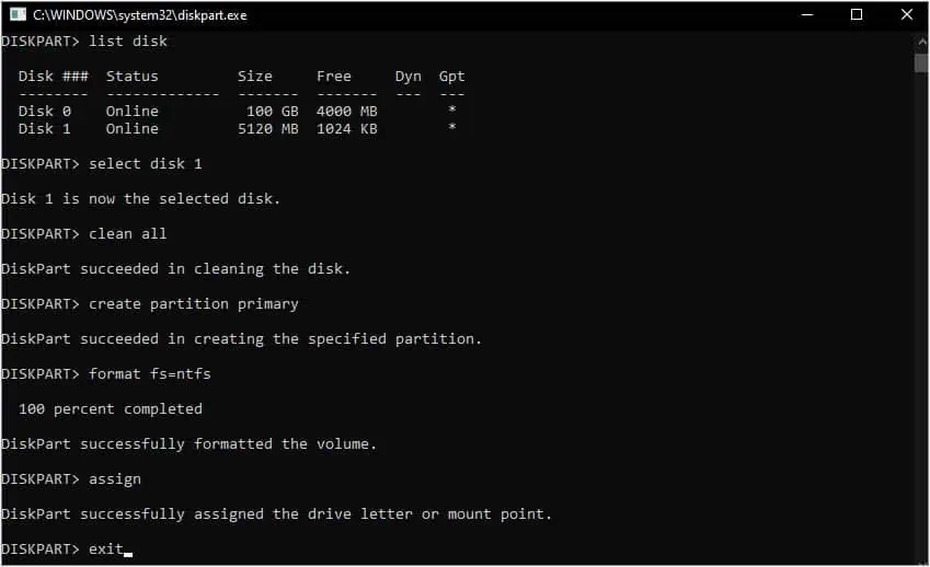 diskpart-to-wipe-hard-drive