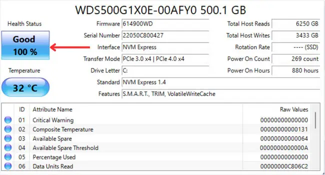 health-status-good-ssd