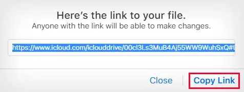 How to Send Large Files via Email? 3 Easy Ways 23 icloud-share-file-copy-link