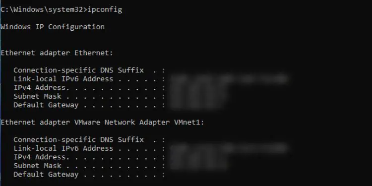ipconfig-command