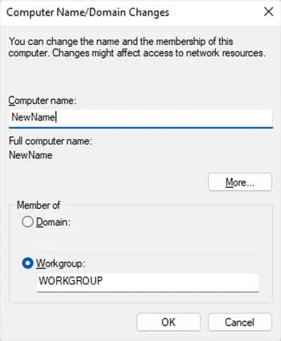 How to Change Your Computer Name In Windows 4 new-name-computer-name-system-properties