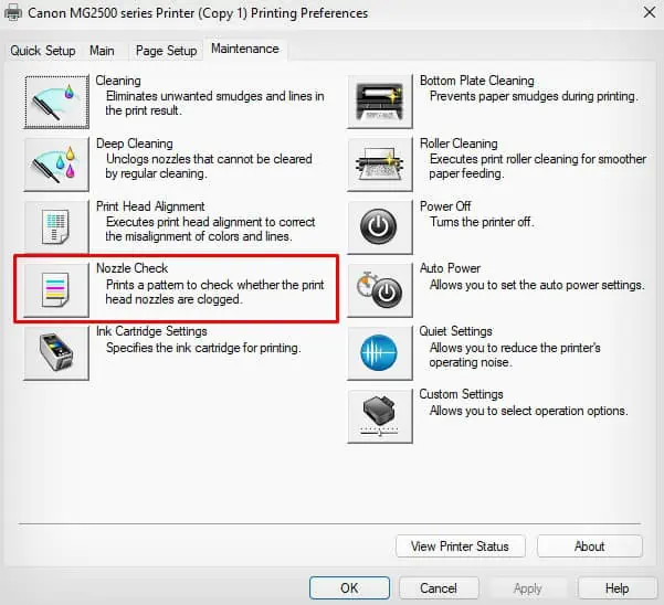 nozzle-check-canon-printer