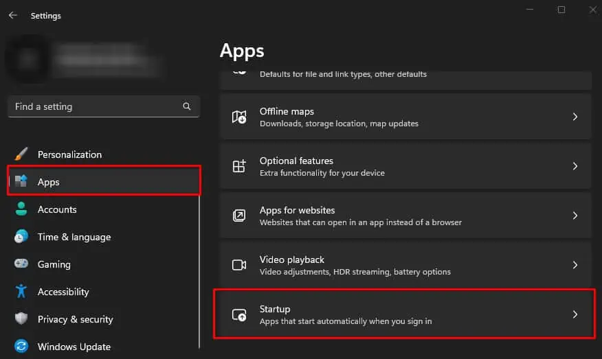 How to Stop Apps From Opening on Startup 3 open-startup-apps-settings