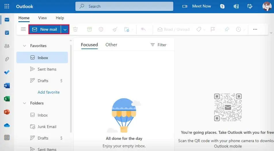 How to Send Large Files via Email? 3 Easy Ways 11 outlook-new-mail