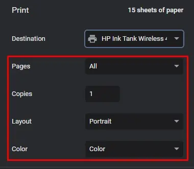 How to Print a Web Page 5 page-copies-layout-and-color-in-windows