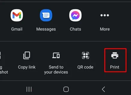 How to Print a Web Page 17 print-option-in-android