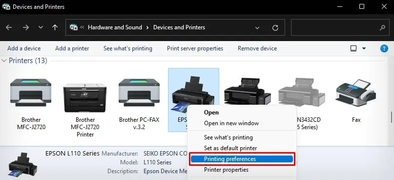 printing-preference-of-epson-printer
