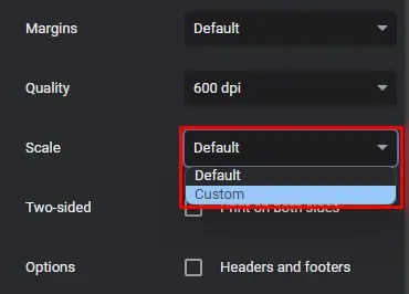 How to Print a Web Page 8 scaling-on-chrome-printing-1