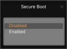 Fix: System Cannot Find Any Bootable Devices 5 secure-boot-disabled