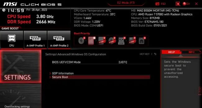 Fix: System Cannot Find Any Bootable Devices 4 secure-boot