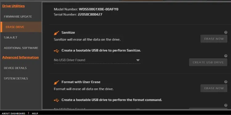 secure-erase-option-in-wd-dashboard