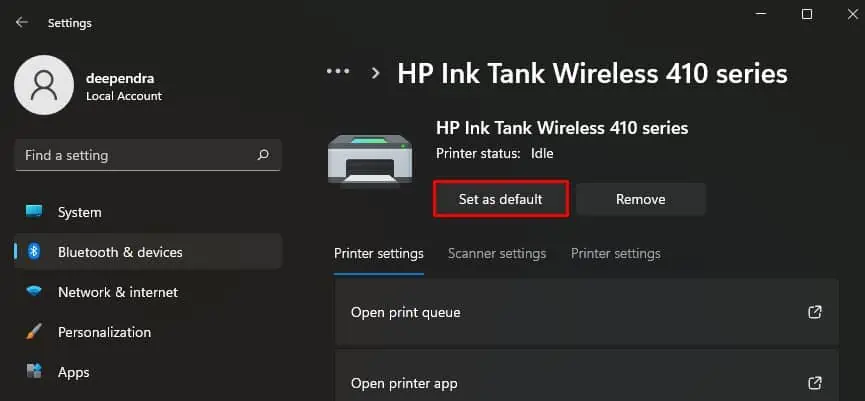 set-as-default-printer-from-settings