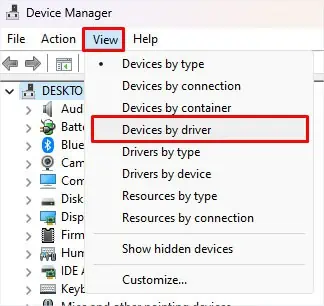 4 Ways to Fix Memory Integrity is Off on Windows 11 6 sort-device-by-driver-memory-integrity-is-off