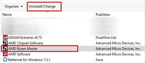 Fix: Ryzen Master Driver Not Installed Properly 2 uninstall-ryzen-master-driver-not-installed