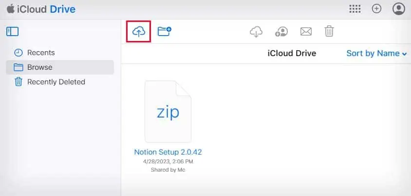 How to Send Large Files via Email? 3 Easy Ways 18 upload-to-icloud