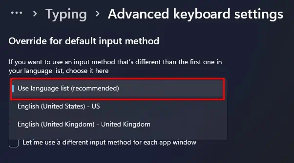 How to Reset a Laptop Keyboard 9 use-language-list-keyboard-reset