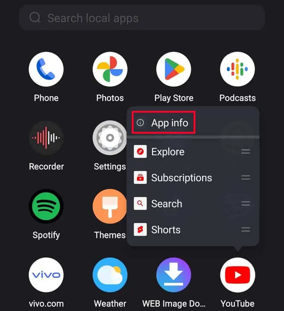 YouTube App Not Working? How to Fix It 5 youtube-app-info