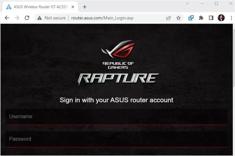 How to Change Wi-Fi Password? Step-by-Step Guide 13 access-router-page-after-entering-ip