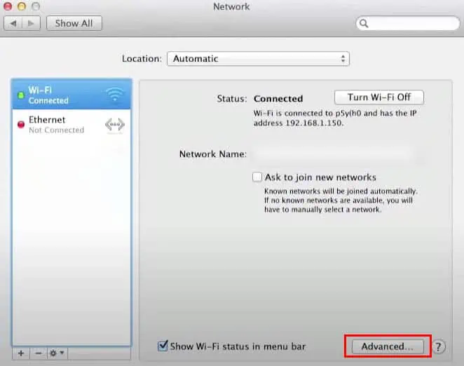 How to Change Wi-Fi Network (Name & Password) 4 advanced-option-wifi