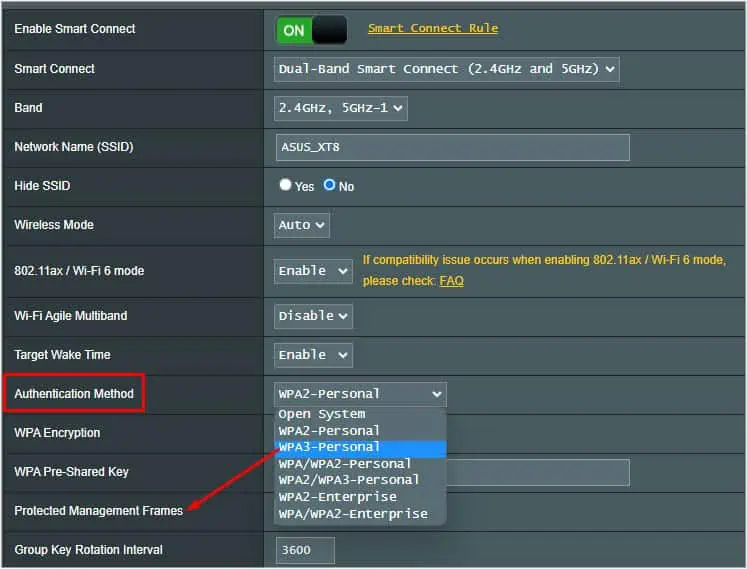 How to Change Wi-Fi Password? Step-by-Step Guide 18 authentication-asus