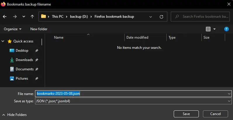 How to Backup Firefox Bookmarks 4 backup-firefox-bookmarks