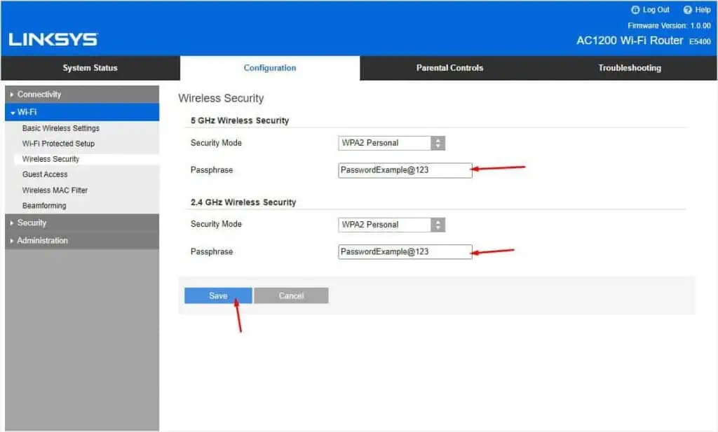 How to Change Wi-Fi Password? Step-by-Step Guide 22 change-password-linksys-1024x617