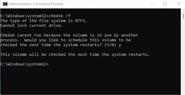 D Drive Not Showing Up—10 Ways to Fix It 28 chkdsk-f