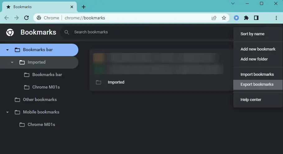 chrome-export-bookmarks-1