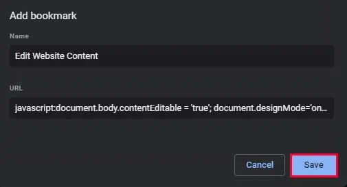 How to Inspect on Chromebook 6 chrome-save-bookmark