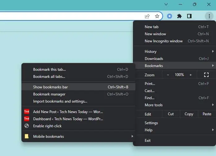 How to Inspect on Chromebook 7 chrome-show-bookmarks-bar