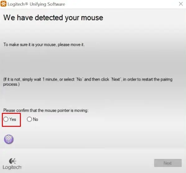 Logitech M325 Mouse Not Working? Try These 8 Fixes 10 confirm-yes-logitech-mouse-not-working