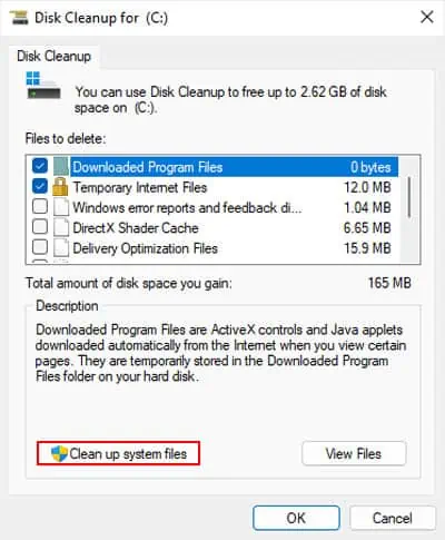 Low Disk Space but Nothing to Delete—What to Do? 5 disk-clean-up-system-files
