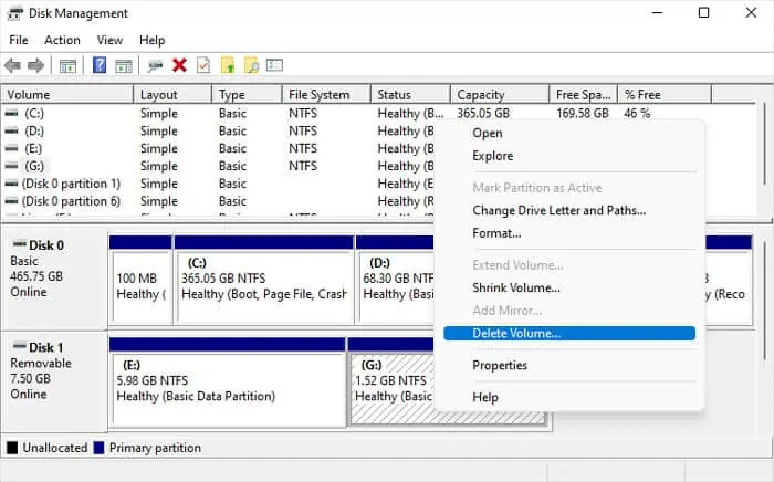 How to Format a USB Drive 10 disk-management-delete-volume-usb-drive-partitions