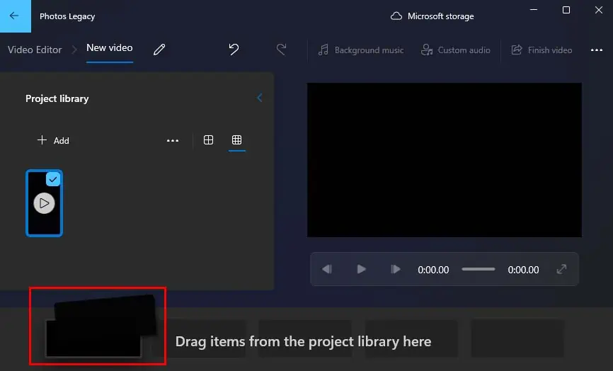 How to Compress a Video and Reduce File Size 9 drag-and-drop-videos-in-microsoft-video-editor