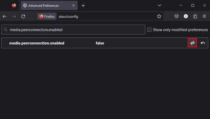 How to Change Location on Firefox 7 firefox-disable-mediapeerconnection-enabled