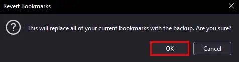 How to Backup Firefox Bookmarks 8 firefox-restore-bookmarks-replace-current-ones