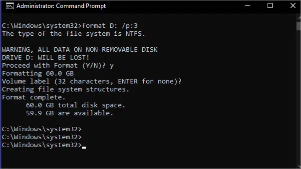 format-to-complete-wipe-hard-drive