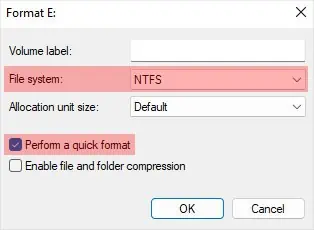 How to Format a USB Drive 9 format-usb-drive-disk-management-file-system-quick-format