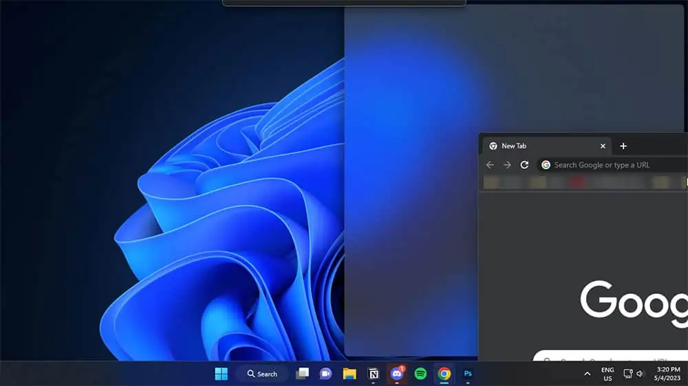 How to Split Screen on Dell Laptop 4 move-window-to-the-left-side