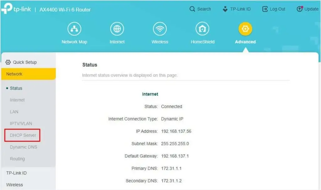 How to Configure Bandwidth Control on TP-Link Router (Step-by-Step Guide) 5 network-dhcp-server-1024x607