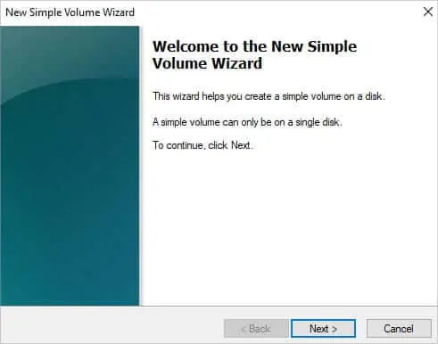How to Partition a Hard Drive? Detailed Guide 8 new-simple-volume-wizard-next